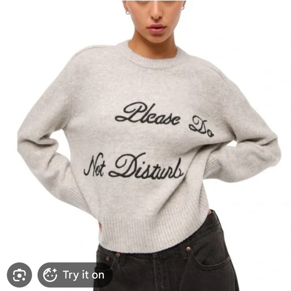 Abercrombie do not disturb Madeline sweater - Picture 2 of 5